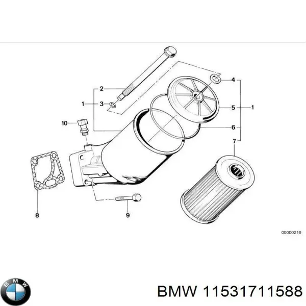  11531711588 BMW