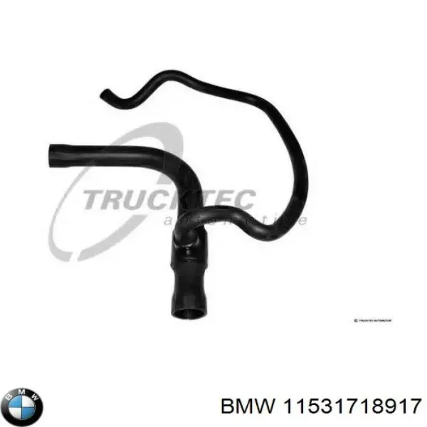 Шланг/патрубок радіатора охолодження, верхній 11531718917 BMW
