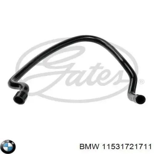 Шланг/патрубок радіатора охолодження, нижній 11531721711 BMW