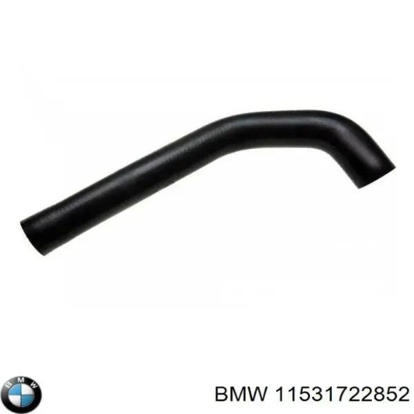 Шланг/патрубок радіатора охолодження, нижній 11531722852 BMW