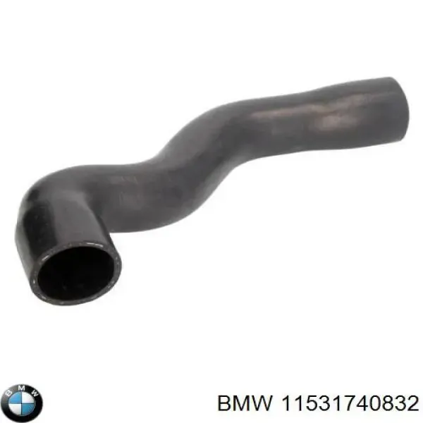 Шланг/патрубок радіатора охолодження, верхній 11531740832 BMW