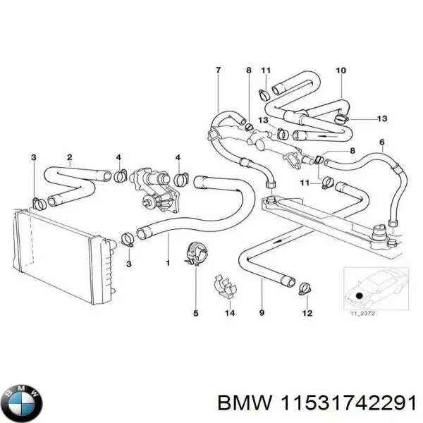  11531742291 BMW