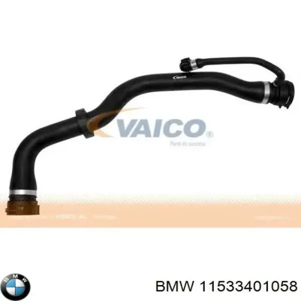 Шланг/патрубок радіатора охолодження, верхній 11533401058 BMW