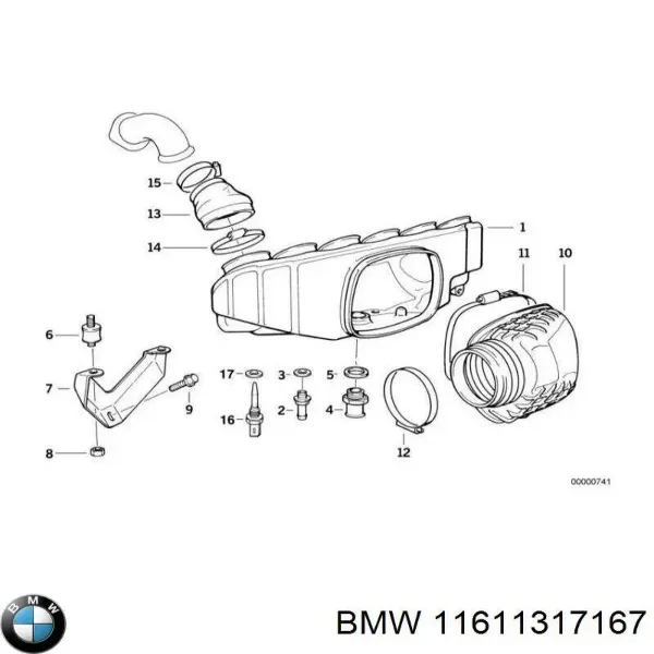  11611317167 BMW