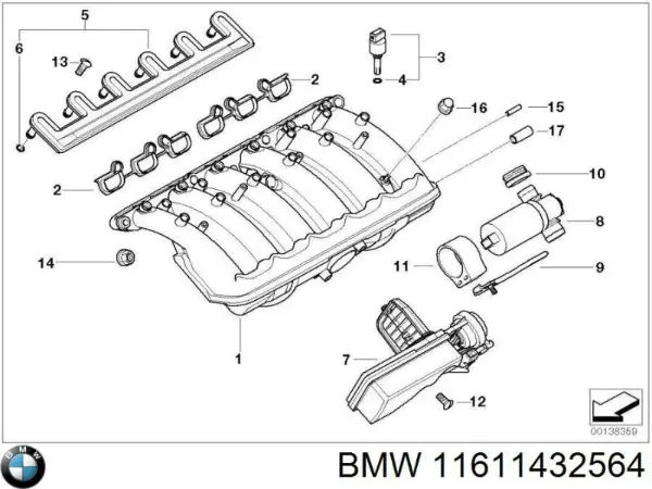  11611432564 BMW