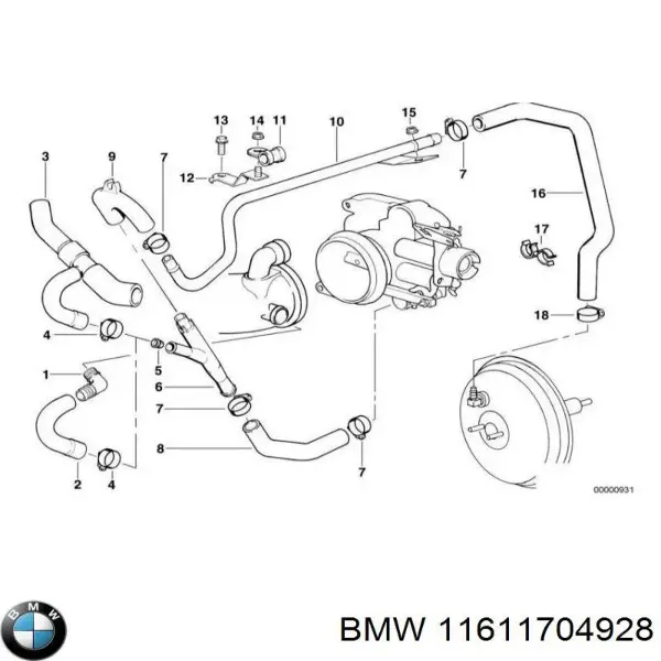  11611704928 BMW
