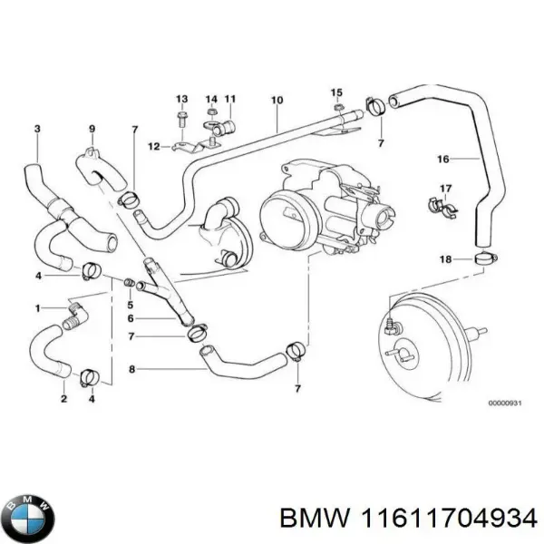  11611704934 BMW