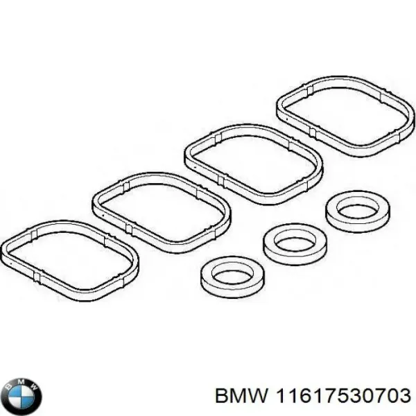 Прокладка впускного колектора 11617530703 BMW
