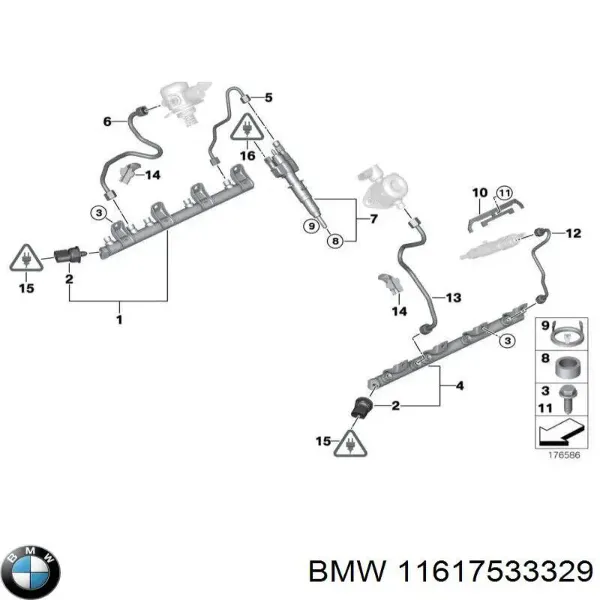 Прокладка кришки горловини, маслозаливної 11617533329 BMW