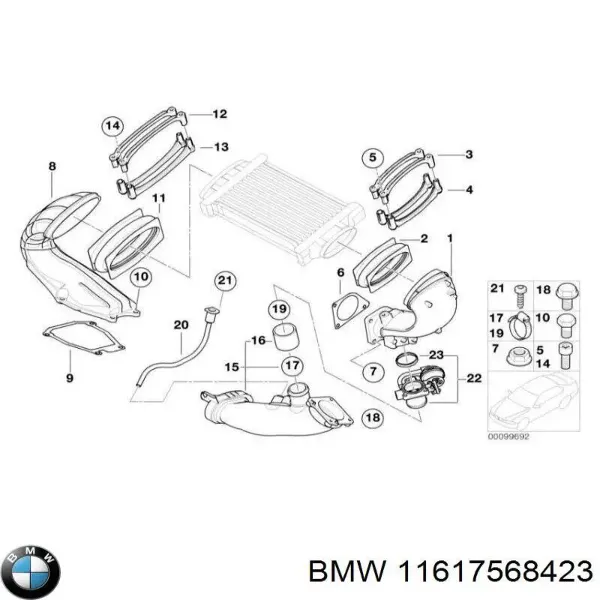 Клапан перетворювач тиску наддуву (соленоїд) 11611501937 BMW