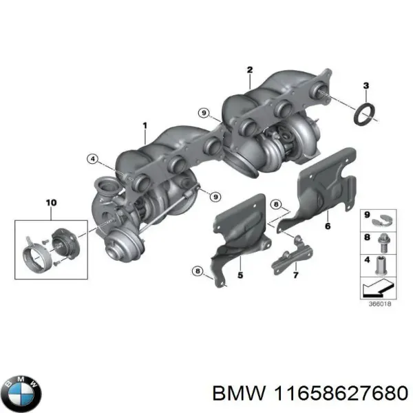Байонетна муфта турбіни 7001199 Autotechteile