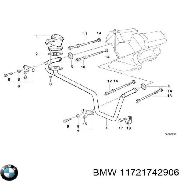  11721742906 BMW