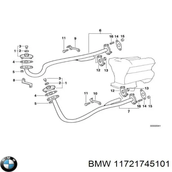  11721745101 BMW