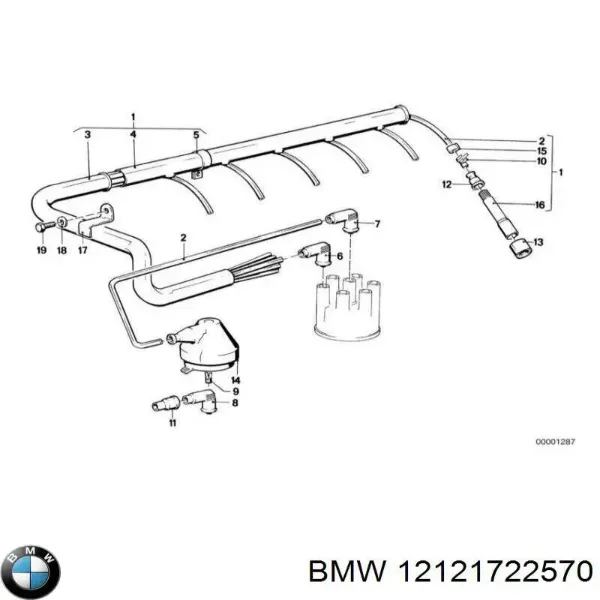 Датчик колінвала 12121722587 BMW