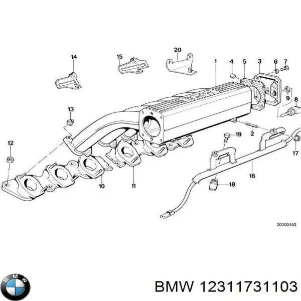 Генератор 12311731103 BMW