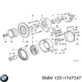 Кришка генератора задня BMW 12311738097