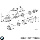 Ремкомплект втягуюче реле стартера BMW 12411721286