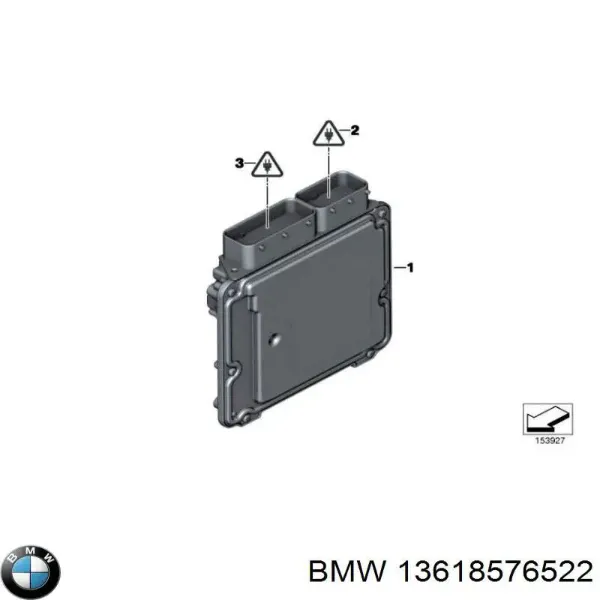 Електронний блок керування двигуном 13618473185 BMW
