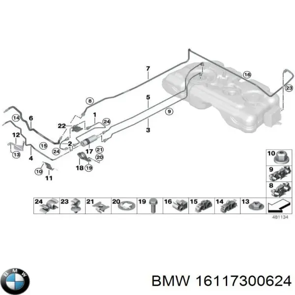 16117300624 BMW