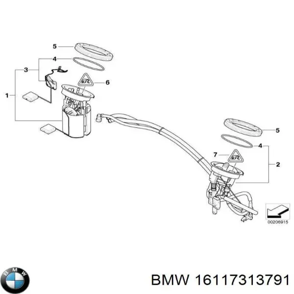 Паливний фільтр 16117313791 BMW