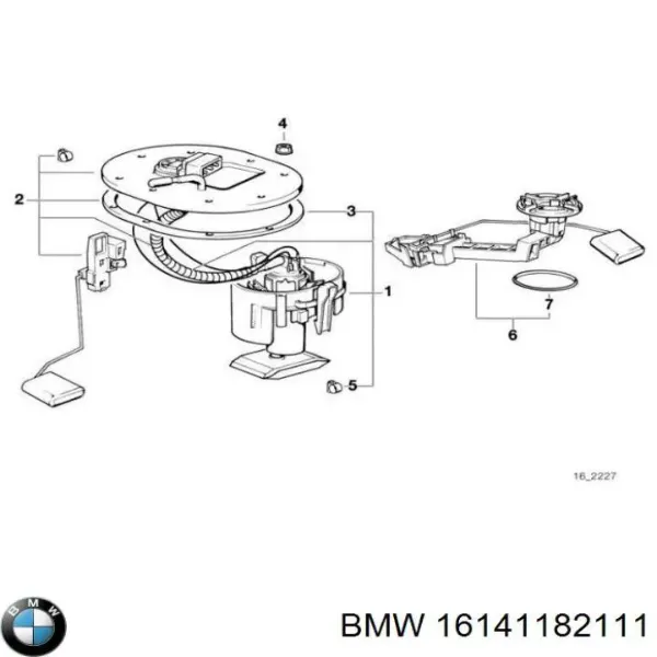 Датчик рівня палива 1182111 BMW