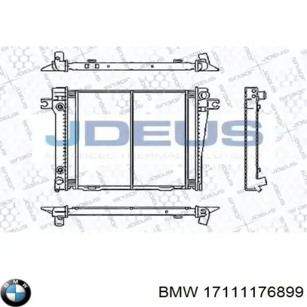 Радіатор 1176899 BMW