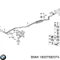 Глушник, центральна частина BMW 3 E90