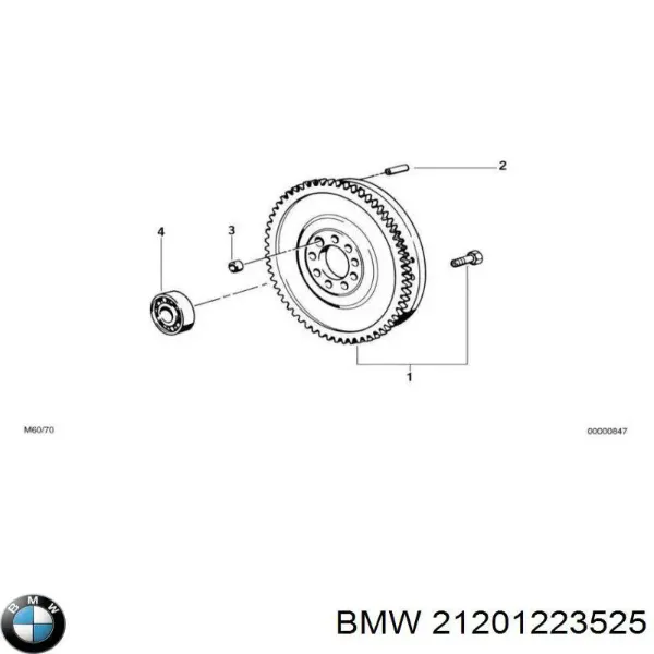 Маховик 21201223525 BMW