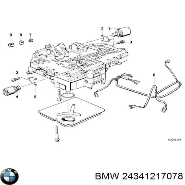 Регулятор тиску палива 24341217078 BMW