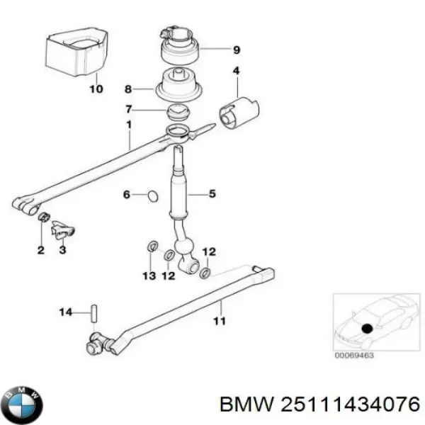  25111434076 BMW