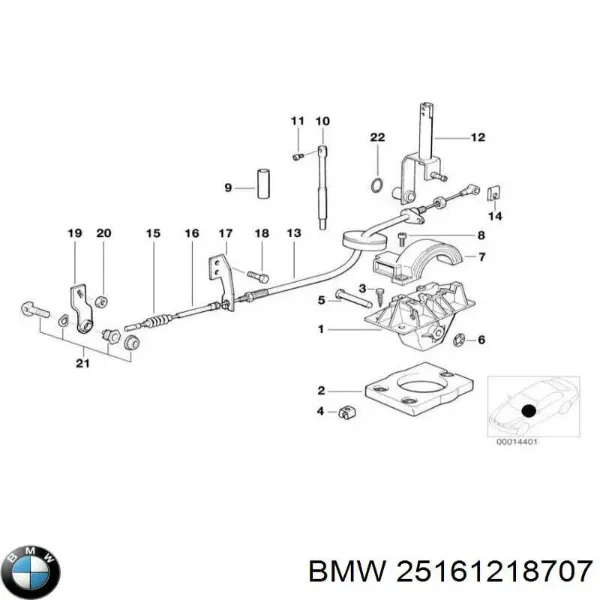  25161218707 BMW