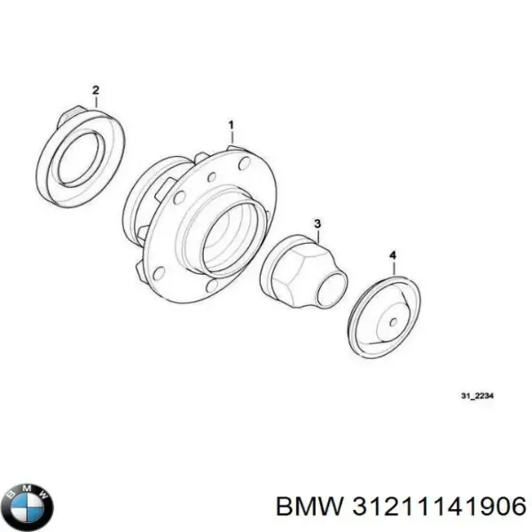 Купити 31211141906 BMW 