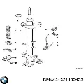 Підшипник опорний амортизатора, переднього BMW 31321139423
