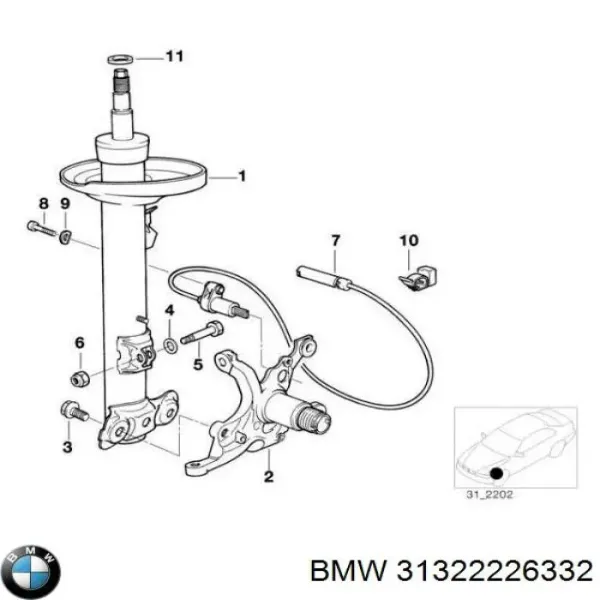  31322226332 BMW