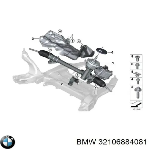 Рульова рейка BW417NLA0R MSG