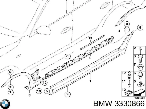 Підніжка права 51773330866 BMW