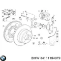 Ремкомплект гальмівного циліндру BMW 34111154979