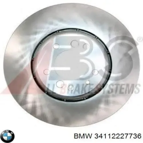Гальмівні диски передні 34112227736 BMW
