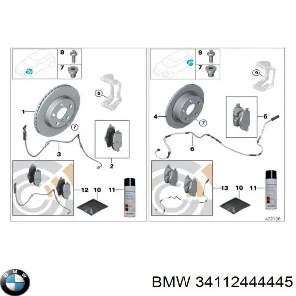  34112444445 BMW