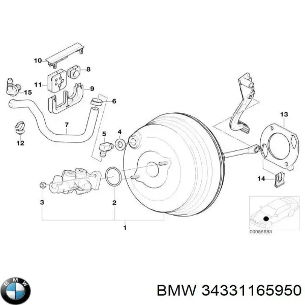  34331165950 BMW