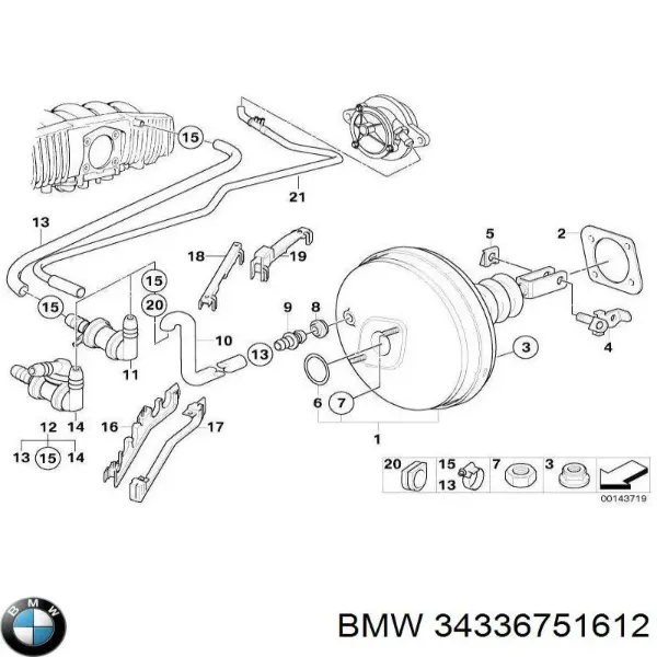  34336751612 BMW