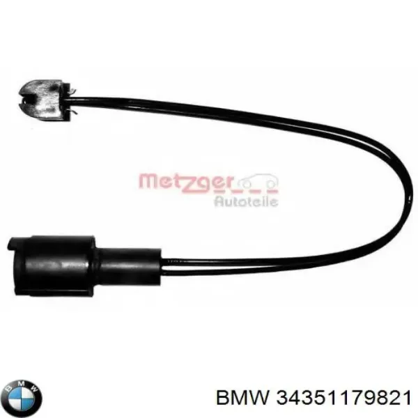 Датчик зносу гальмівних колодок, передній 34351179821 BMW