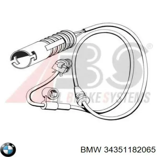 Датчик зносу гальмівних колодок, задній 34351182065 BMW
