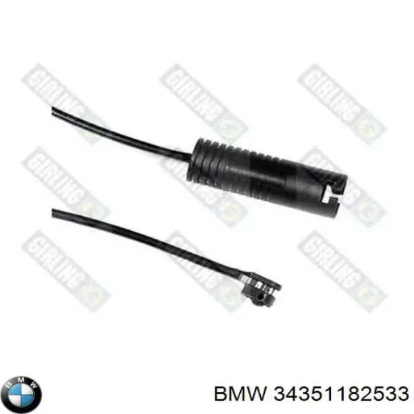 Датчик зносу гальмівних колодок, задній 34351182533 BMW