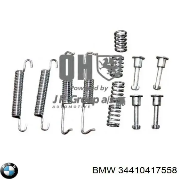 Монтажний комплект задніх барабанних колодок 34410417558 BMW