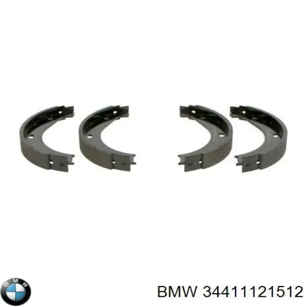 Колодки ручника 34411121512 BMW