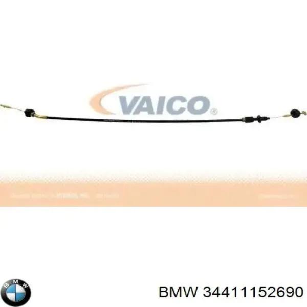 Трос ручного гальма задній, правий/лівий 34411152690 BMW