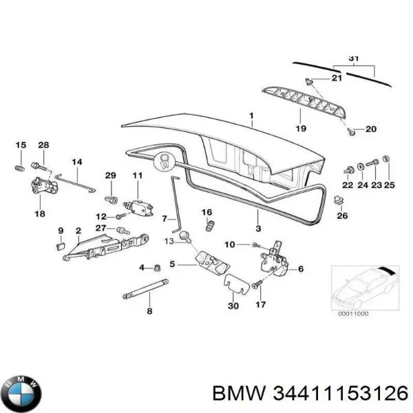  34411153126 BMW