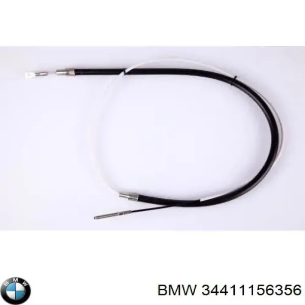 Трос ручного гальма задній, правий/лівий 34411156356 BMW
