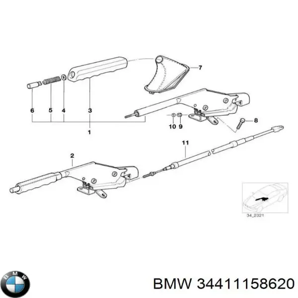  34411158620 BMW